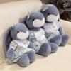 35cm Kawaii Floral Rabbit PlushToys Easter Day Toys Dolls Cartoon Bunny Stuffed Dolls Sleeping Companion Dolls