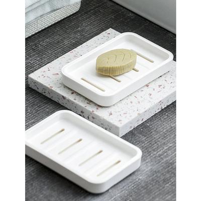 Haushalts-Silikon-Flexibles Badezimmer-Tablett Seifenschale Seifenschale Tablett Seifenhalter für den täglichen Gebrauch