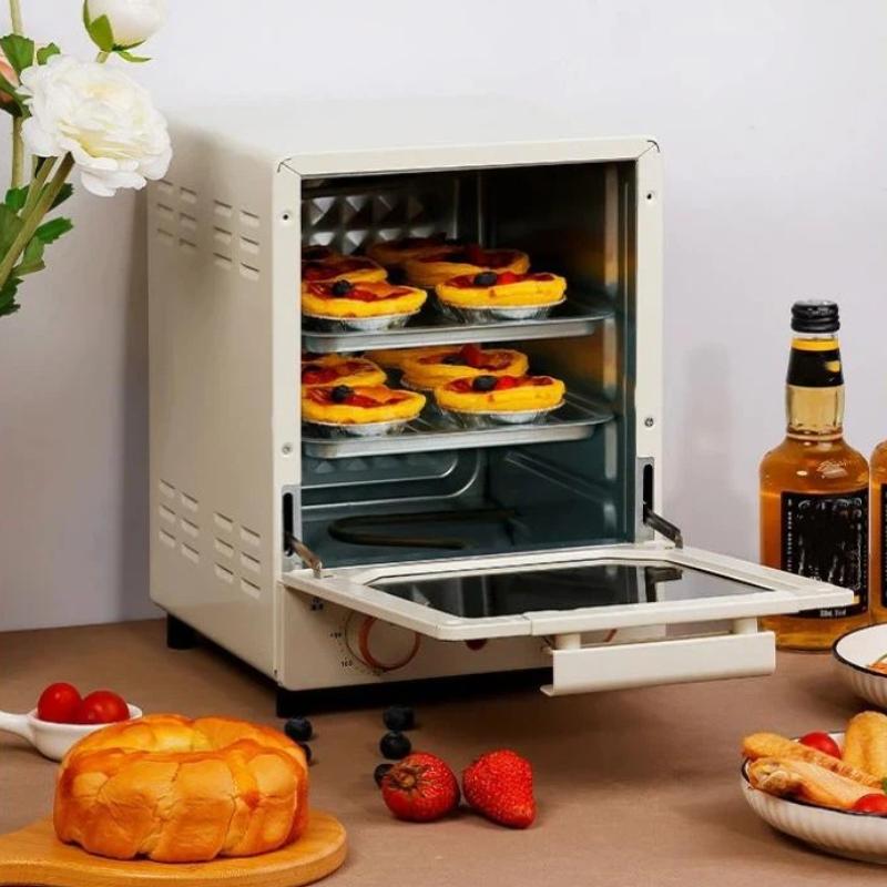 Vertical Electric Oven, 15-liter Small Baking Oven, Household Kitchen Mirror-finish Oven