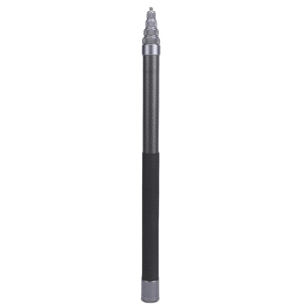    Selfie Stick Extendable Action Camera Pole 9 Sections Ti Gray for Outdoor Activities  