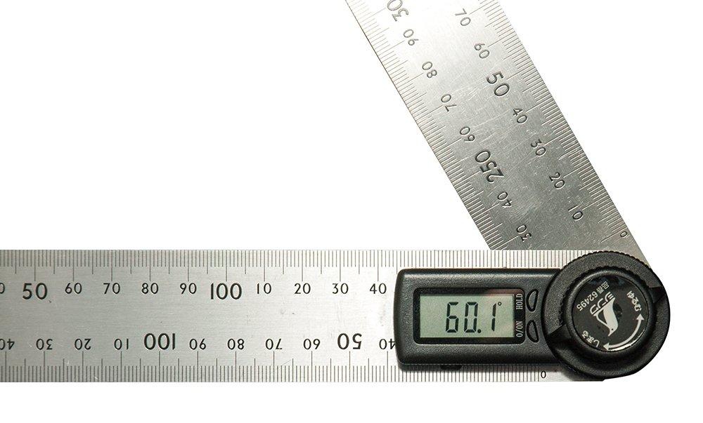 Digitální úhloměr Shinwa Sokutei s funkcí přidržení 20 cm 62495