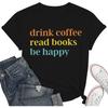 Read Shirt for Women Book Lover Tshirts Ladies Reading  Teacher Short Sleeve Tee Tops