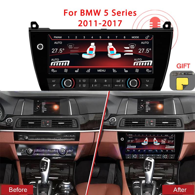 10.25'' Air Conditioning Climate Control Screen For BMW 5 Series 2011 2012 2013 2014-2017 AC Panel Touch Board LCD Digital
