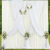Backdrop Curtain Drapes Wrinkle-Free Polyester Fabric for Birthday Baby Shower Parties Photo Photography Wedding Decoration