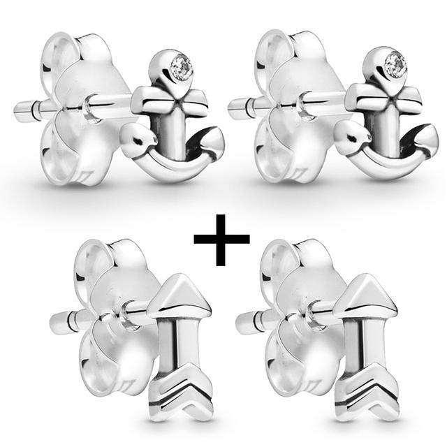 2 Paare/los Silber Überzogene Kristall Stern & Mond Blume Stud Ohrringe Für Frauen Frau Kubikzircon Weiblichen Ohrringe Bijoux Hochzeit geschenk