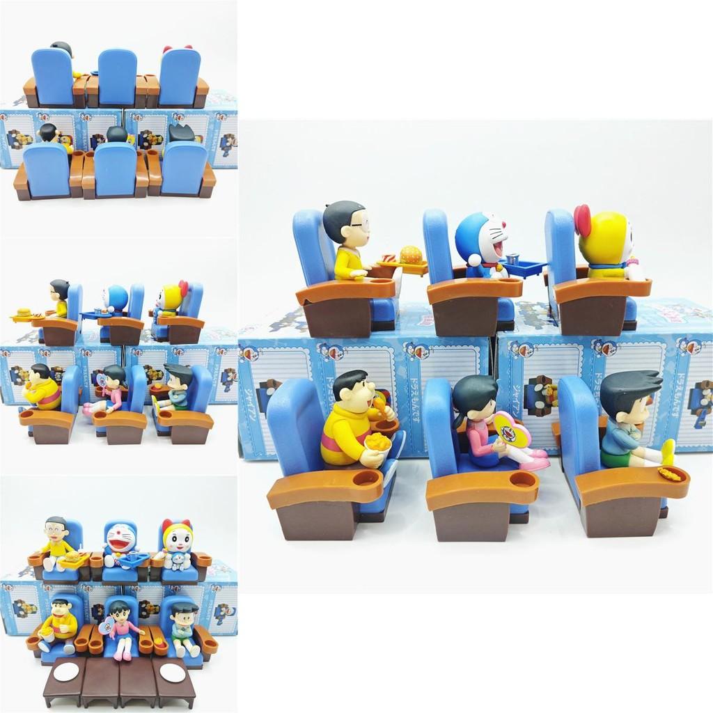 Pvc Doraemon Cinema Series Blind Box Cat Robot Anime Character Figure Toy