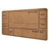 Non-Slip Rubber mousepads Desk Mat with edge lock for keyboard and mouse Card Game Accessories Trading Card Collectors