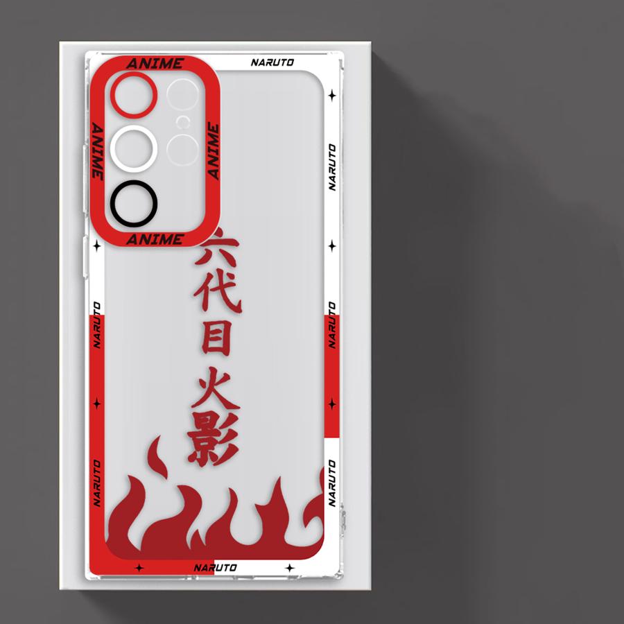 

Case for Samsung Galaxy S24 S22 FE S23 Ultra S21 Note 20 Ultra 10 S20 Plus S25 Edge Clear Phone Cover Anime Minato Namikaze Logo Galaxy S21+ 5G