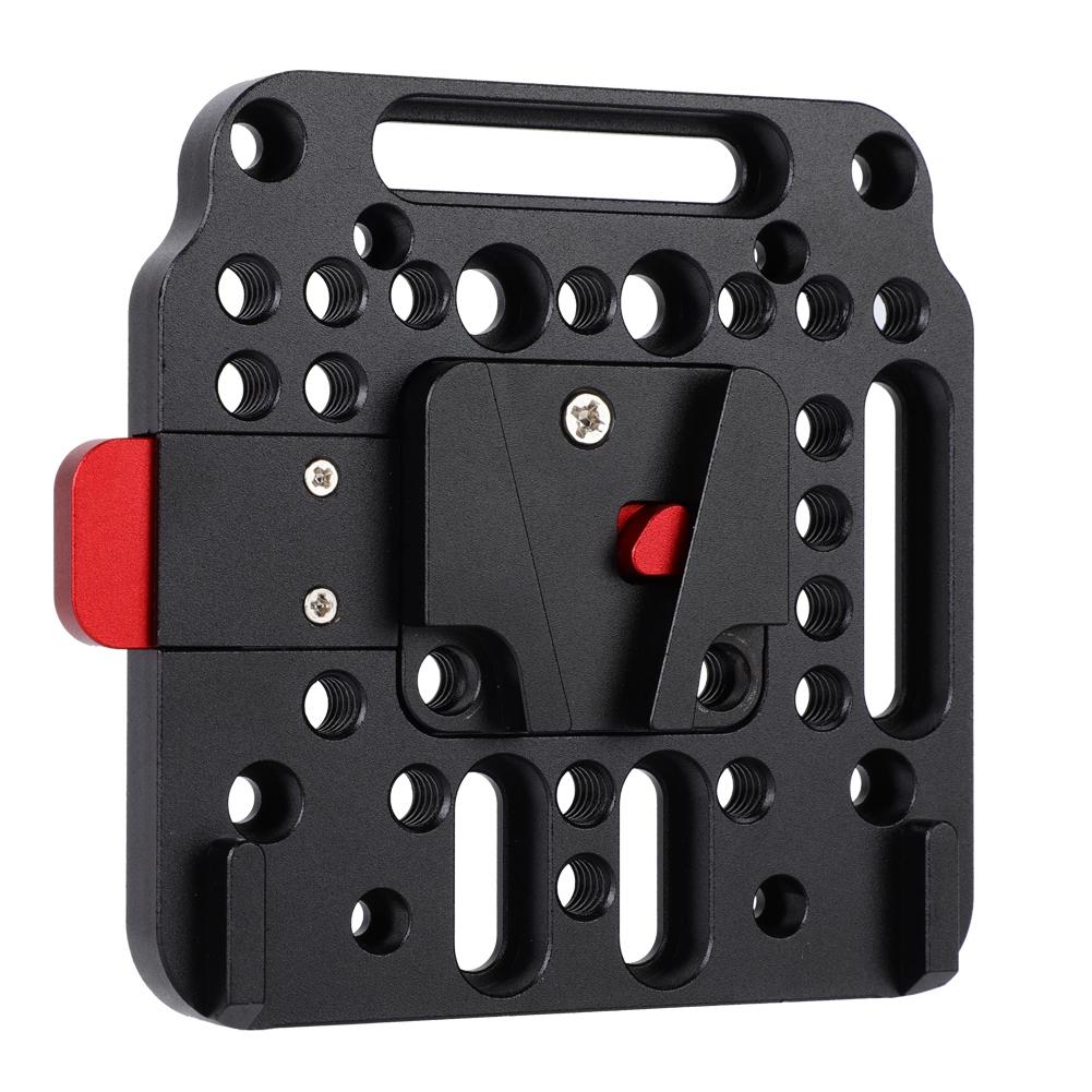 V Lock Assembly Quick Release External Battery Plate Camera Accessory