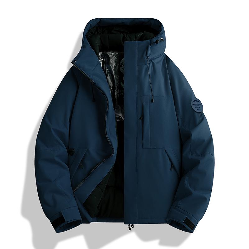 Men's Trendy Windproof Warmth-Keeping Loose Cotton Jacket for Couples - Autumn/Winter Casual Outerwear