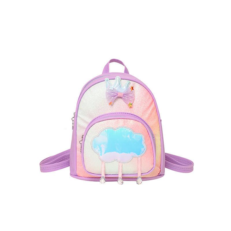 Adorable Floral Pattern Hard Shell Backpack For Kindergarten Kids Unisex