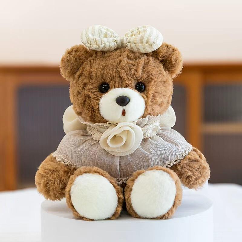 Plush Toy New Teddy Bear Doll Bear Doll Palm Treasure Table Companion Doll