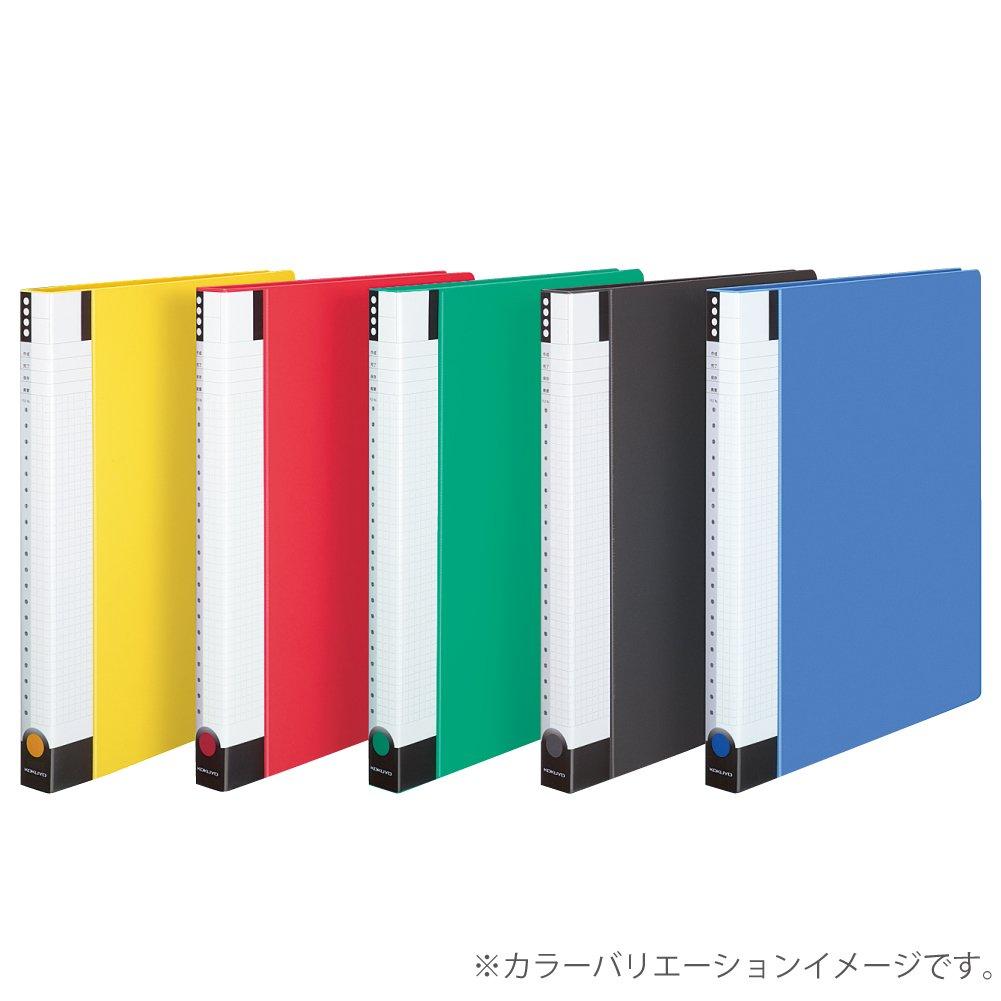 KOKUYO File Clear Book Replacement Paper Type A4 Vertical 30 Holes 12 Sheets Pocket Red La-720R