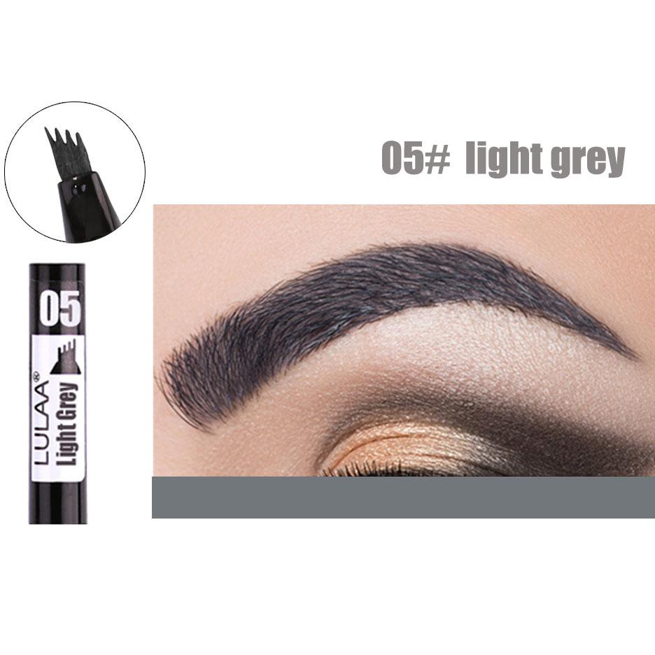 Microblading Liquid Eyebrow Tint 4 Tip Brow Tattoo Pen 5 Colors Makeup Paint Eyebrow Liner Pencil