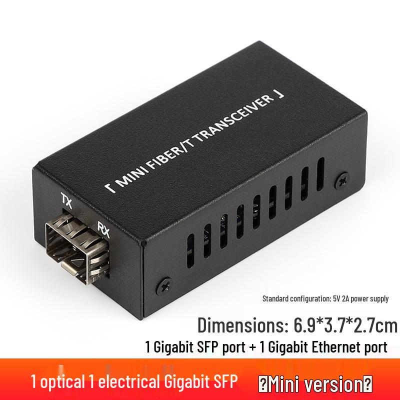 Gigabit Fiber SFP Transceiver: 1 Electric & 1 Optical Port Fiber Switch Module