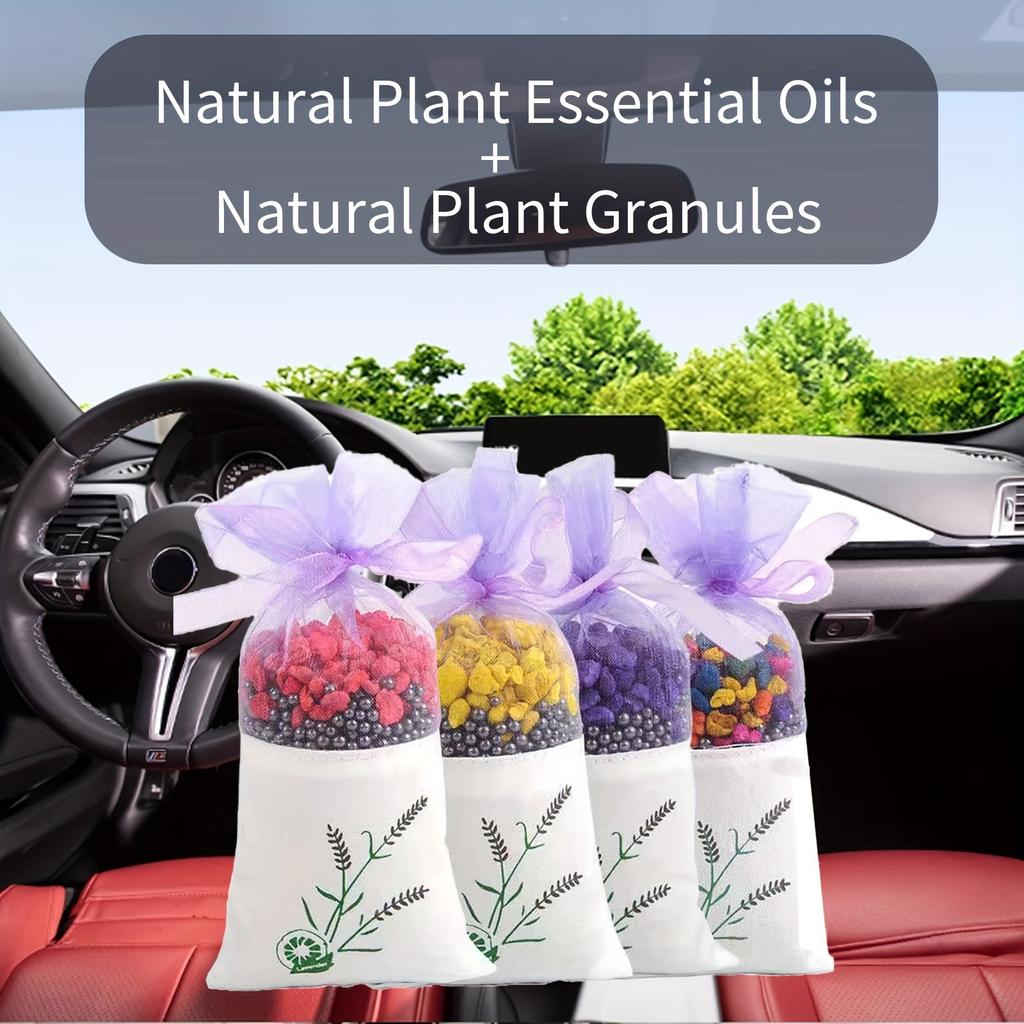 3 Packs 4 Types Of Car Air Fresheners Women'S Scent, Tulip, Car Air Freshener, Deodorizing, And Fresh Air
