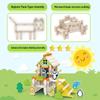 Luban Wooden Mortise and Tenon Building Blocks for Children's Early Learning and Development