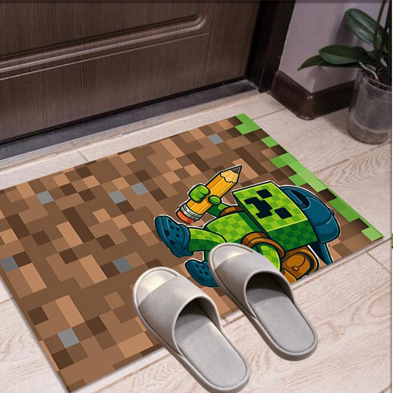 Gamer Pattern Rug, Indoor/Outdoor Mat, for Picnic, Gameroom, Bedroom, Office, Living Room, Home Decor Carpet, Birthday Gift