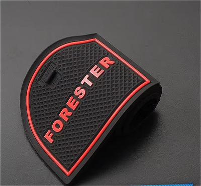 Door Groove Mat for Subaru Forester 2019 Car Styling Anti-Slip Cup Holder Mat Door Groove Cushion Rubber Accessories