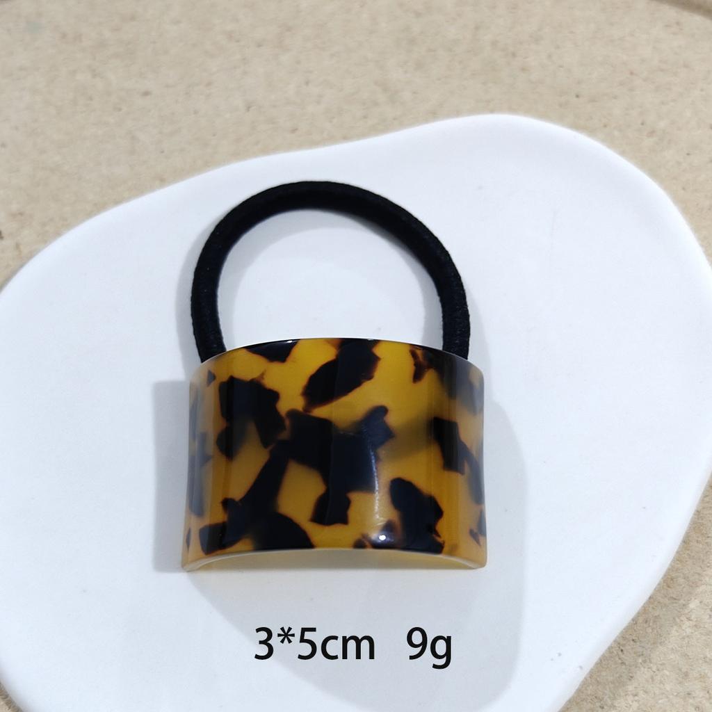 Hairband Accessories Niche Simple Geometric Hair Rope Rubber Band Hair Accessories High-end New Back of The Head Hair Accessories