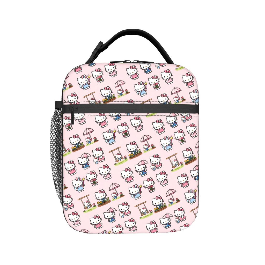 Custom Kitties Kitten Lunch Bag Women Cooler Thermal Insulated Lunch Box for Adult Office