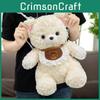 Lace Cute Scarf Teddy Bear Plush Toy Backpack With Detachable Shoulder Strap