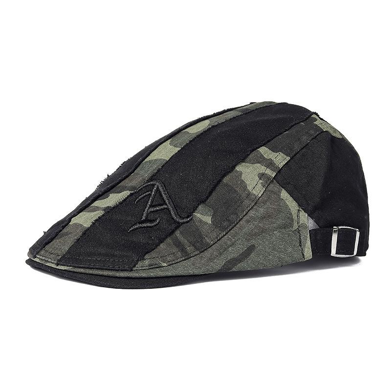 Cowboystoff Andetungehatt Herre Retro Fremoverlue Englandstil Beret Herre- og damehatt