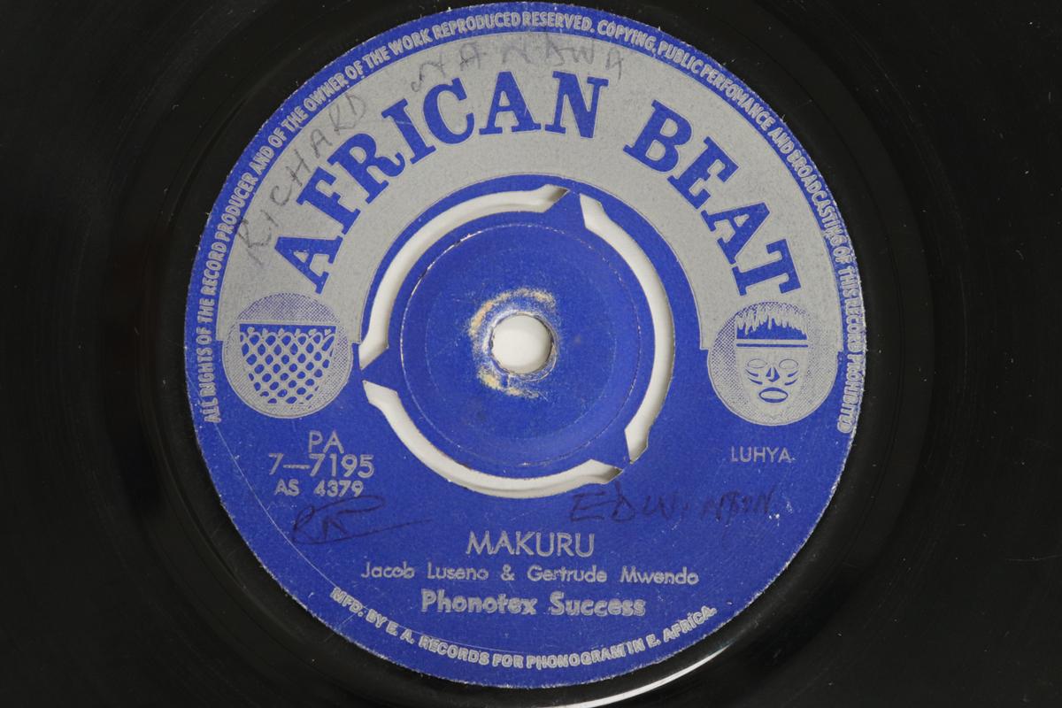 

7inch Record PHONOTEX SUCCESS - Makuru / Khayinga PA77195 African Beat Kenya World Music Used