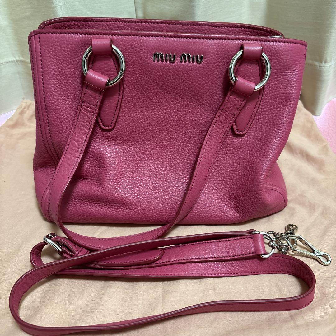 

[USED] Popular Miu Miu Madras mini bag Miu Miu handbag