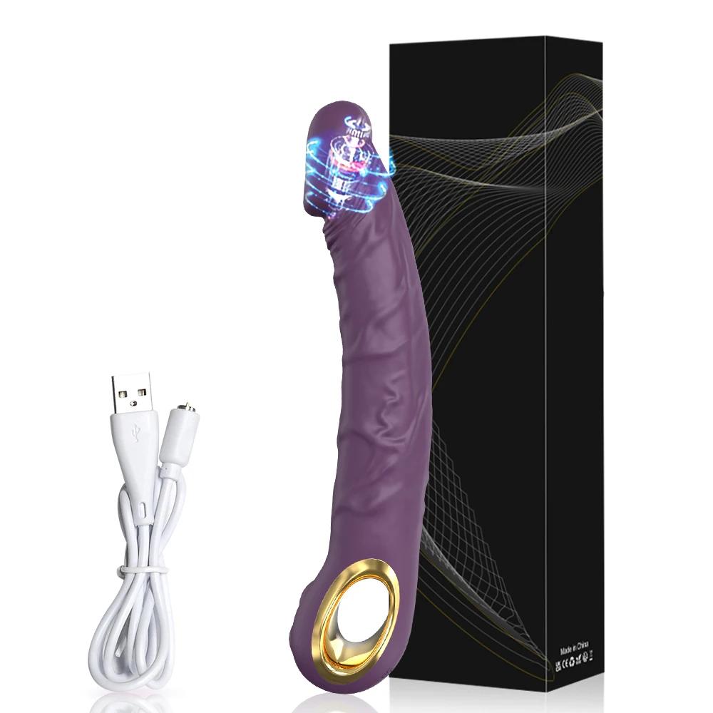 Powerful Dildo Vibrator for Women Clit Clitoris Stimulator G Spot Vagina Massager Vibrating Female Sex Toys Adult Supplies