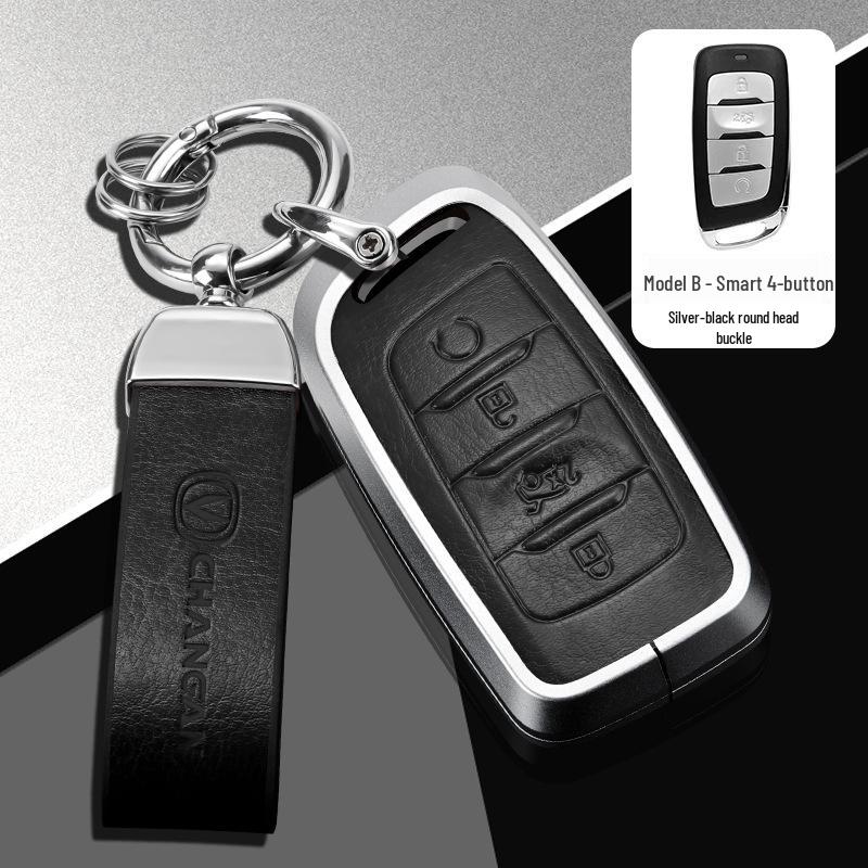 Changan Car Key Cover for Third Gen CS75 Plus, Yidong Plus, CS55, and CS35 Plus