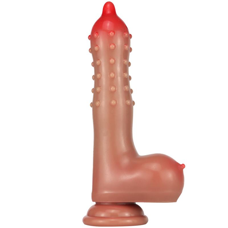 Lightning Rod Super Simulation Makeup Penis Female Penis Masturbation Device Adult Sex Toys