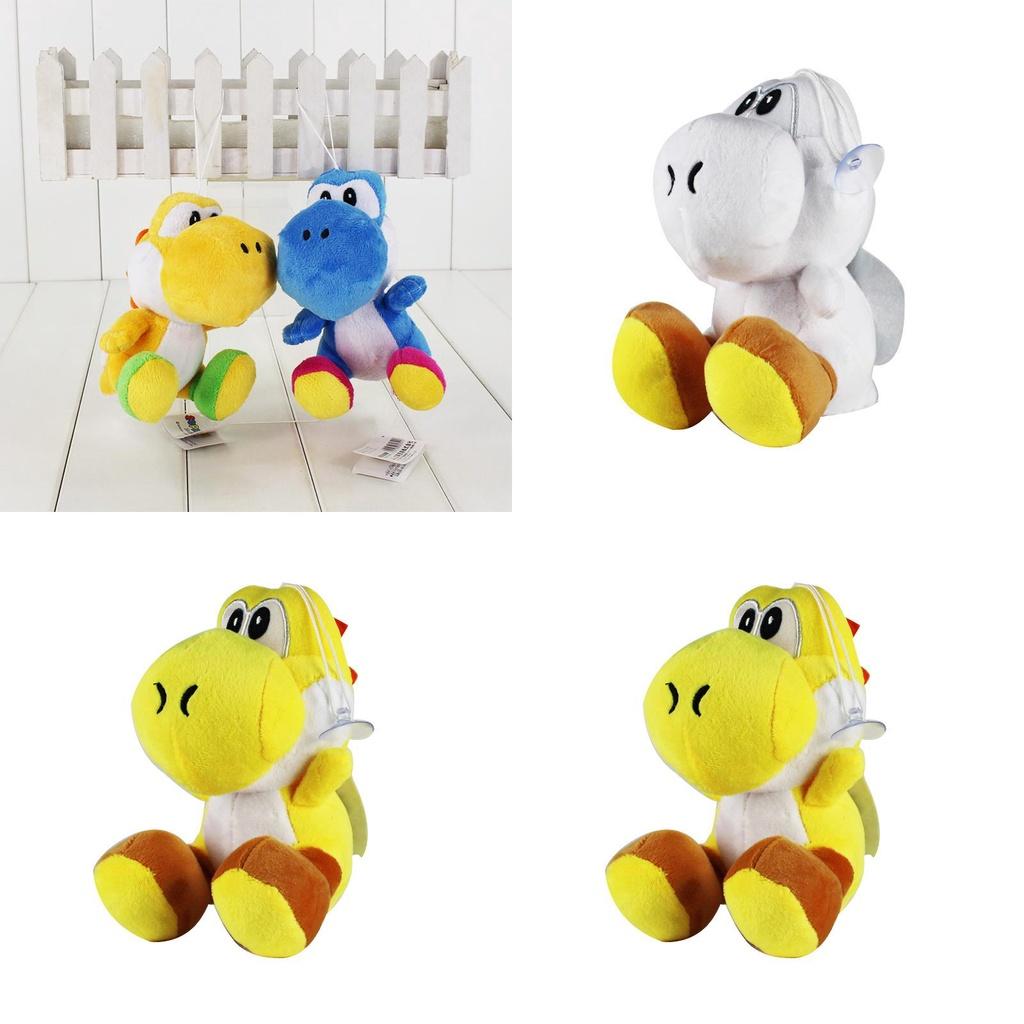 Lindo Peluche de Yoshi 18cm de Super Mario Bros Muñeco Relleno Para un Sueño Acogedor