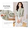 Women's White Long Sleeve Professional Shirt - Elegant Spring/Autumn Wear