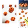Reizende Mini-Metall-Kürbisglöckchen für einzigartigen Halloween-Partyschmuck
