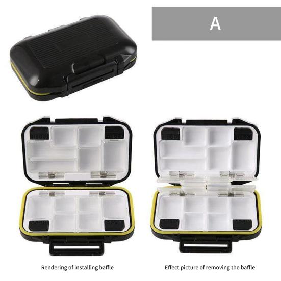 Fishing Case Easy To Carry Compartment ABS Fishing Case Fishing Accessories Box Lure Box Fishing Tool Box Angling Supplies
