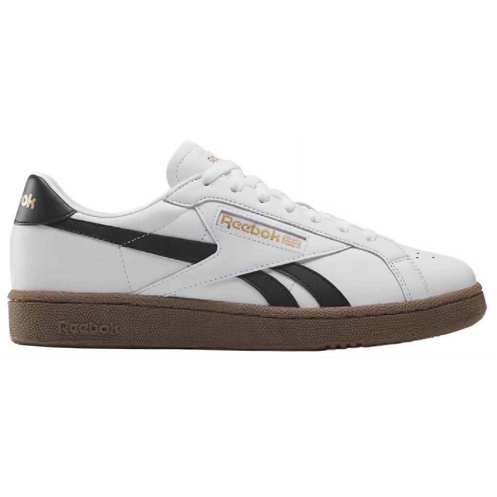 Reebok Club C Grounds UK Bianco Nero Gomma Sneakers Unisex 100202325