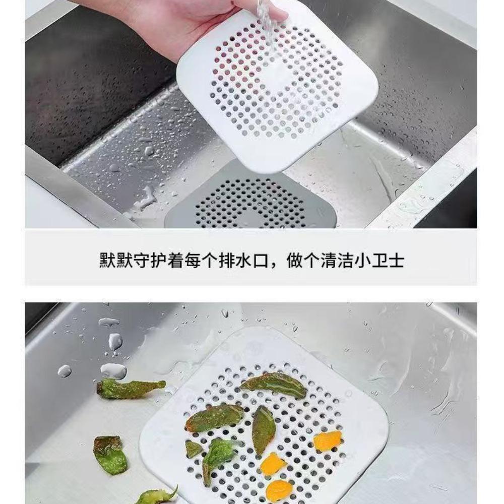 Shower Drain Plug Hair Catcher Stopper Kitchen Sink Strainer Sewer Silicone Bathroom Floor Bathtub Water Filter Home Accessories