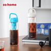Sohome Portable Cold Brew Glass Tumbler with Tea Infuser
