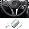 Car Emblem Steering Wheel Sticker Decoration Accessories For Mercedes Benz AMG Brabus Smart Maybach W204 GLC CLA W205 W203 W206 lsu8