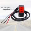2Pcs Motorcycle Handlebar Switch 7/8" 12V ATV Handlebar for Motorbike Light Bike Light Spotlight 3 Position Control