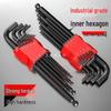 6-Point Torx Hex Key Set with Ball and Flat Head Screwdrivers
