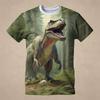 Christmas Boys 3D Dinosaur Tee Shirts Short Sleeve 3D Print Summer Spring Active Sports Fashion Kids 3-12
