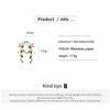 High-End Rhinestone Leaf Tassel Earrings: Eye-Catching Pendant Accessories for Women, Perfect for Vacations and Parties