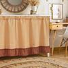 Reusable Polyester Shelf Curtain Easy Setups Sturdy Fabric for Home Decoration Space Management