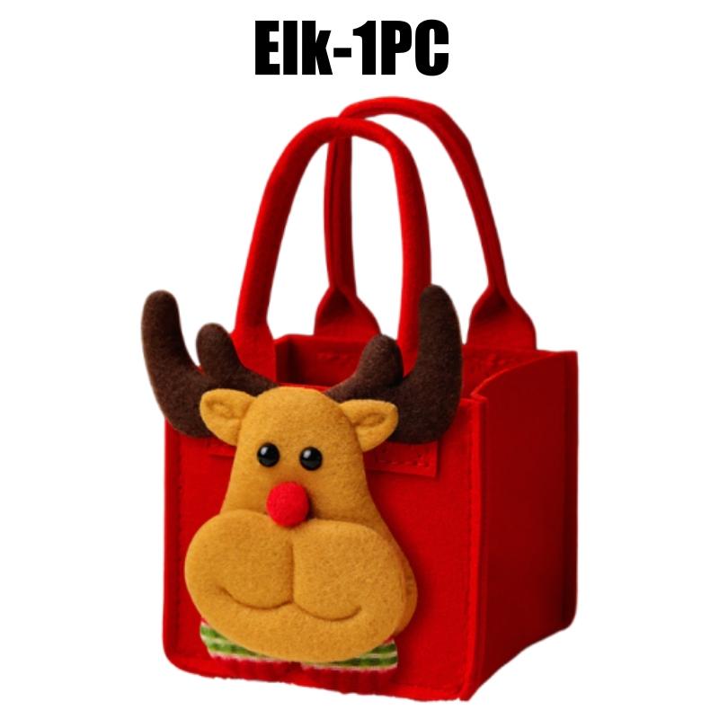 

Christmas Gift Bag for Christmas Eve Apples Packaging Box Childrens Small Gifts Handheld Candy Bag Peace Fruit Holiday Present 9.5X9.5CM