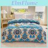 With Duvet Flannel Brushed Cover Washed Cotton Thermal Insulated Bedding For Hostel 150x200cm To 220x240cm