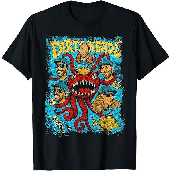 Dirty Heads in Retro Funny Style T-shirt S to 5XL NZ803 M