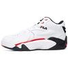 Jamball Mid Synthetic Leather Cushioning Abrasion Resistant Mid Top Vintage Basketball Shoes Women's White Black F12W041216FWB