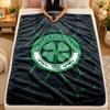 Flannel BlanketCeltic FC Warm Soft Throw Blanket for Indoor Sofa Bed Living Room Use